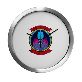 MUAVS1 - M01 - 03 - Marine Unmanned Aerial Vehicle Sqdrn 1 - Modern Wall Clock - Click Image to Close